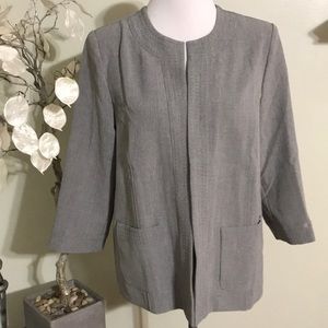 Alfred Dunner Gray Blazer